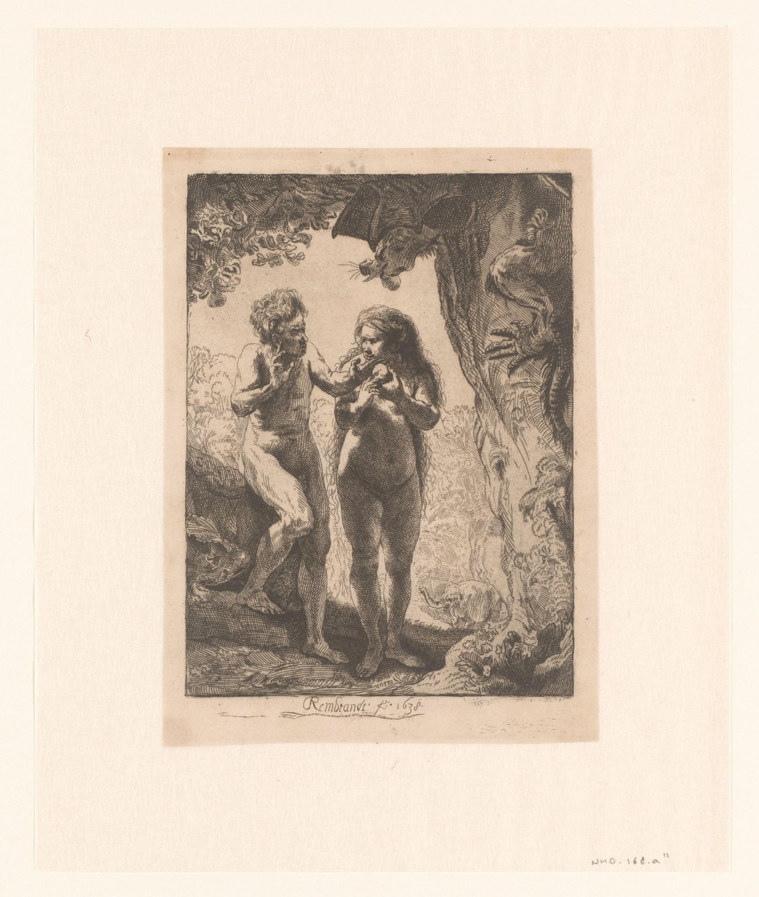 Adam i Ewa autorstwa Pierre François Basan