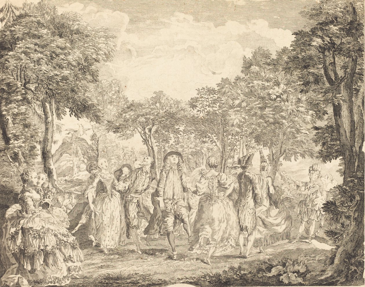 Balet w Operze, 1761. autorstwa Pierre François Basan