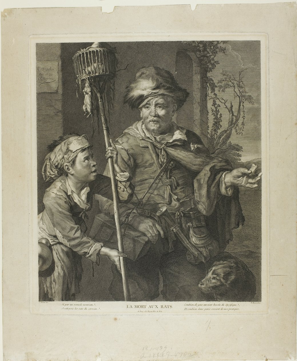 Łowca szczurów autorstwa Pierre François Basan