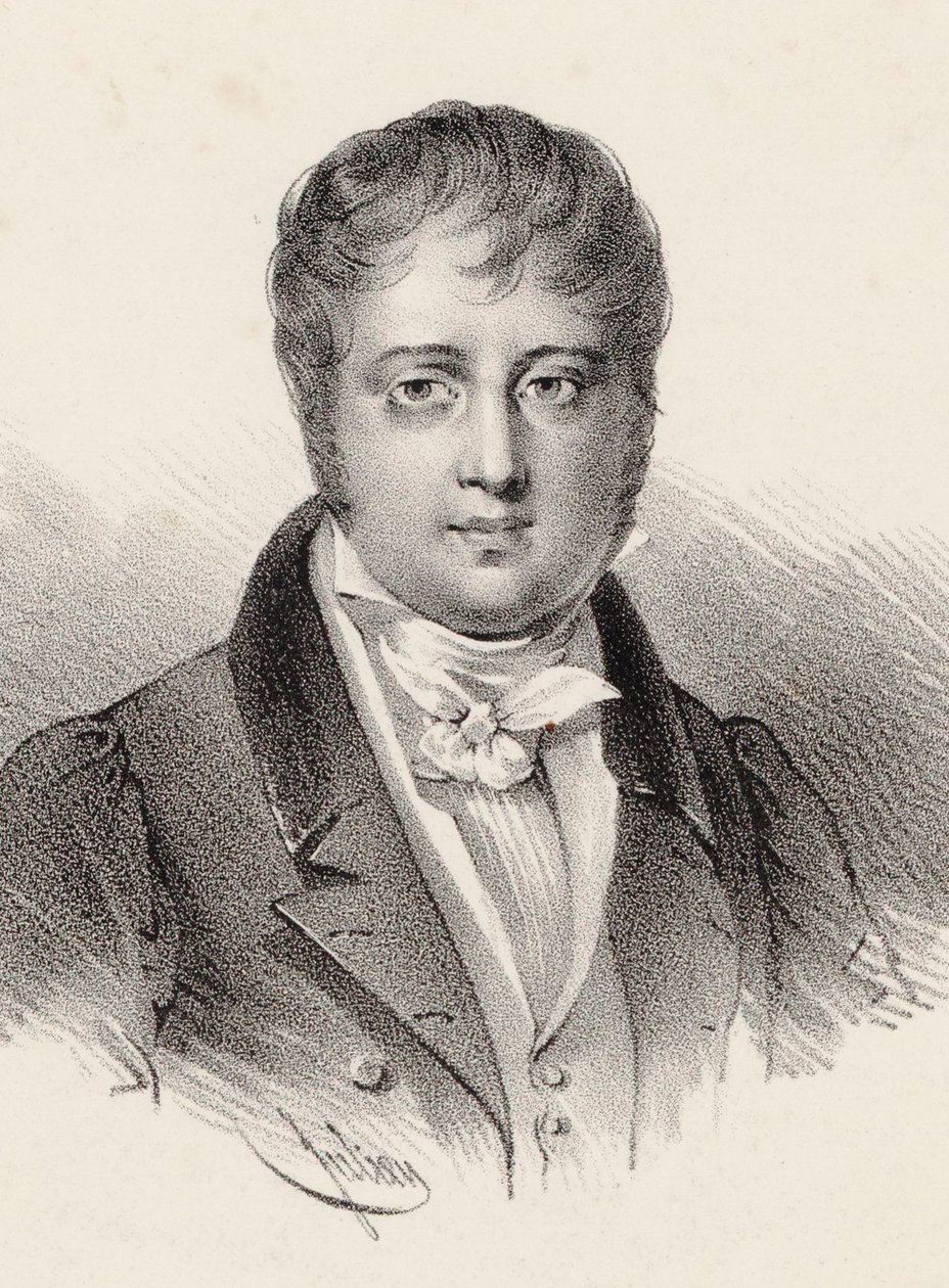 Portret kompozytora Nicolò Isouarda 1775-1818. autorstwa Pierre François Ducarme