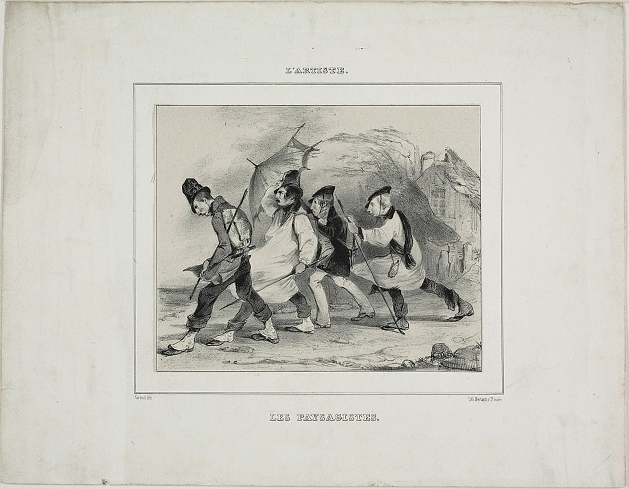 Malarze Pejzaży autorstwa Pierre François Eugène Giraud
