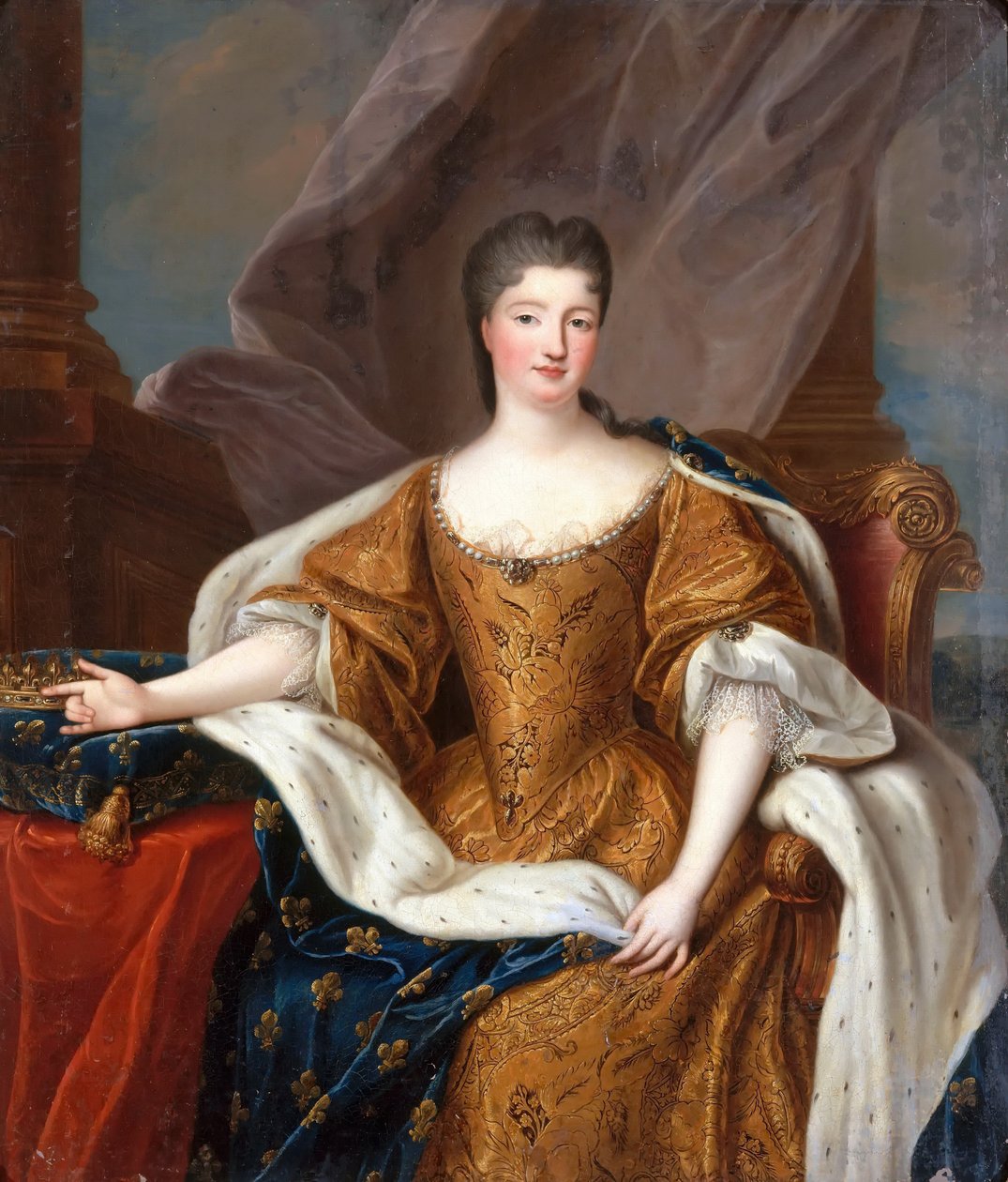 Księżniczka Karolina Hesja-Rheinfels-Rotenburg 1714-1741 autorstwa Pierre Gobert
