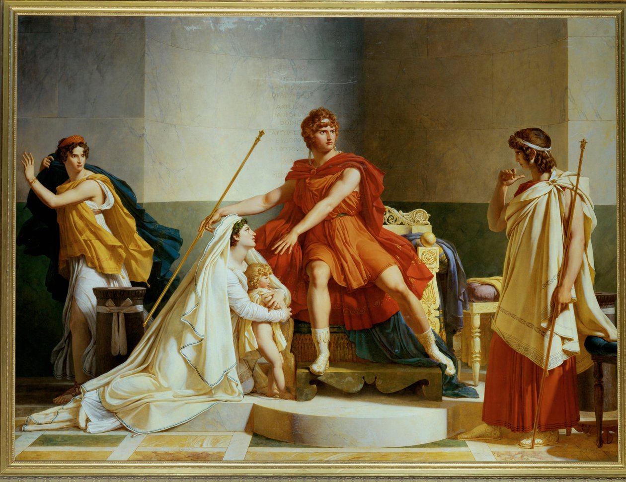 Andromacha i Pyrrus ... autorstwa Pierre Guérin