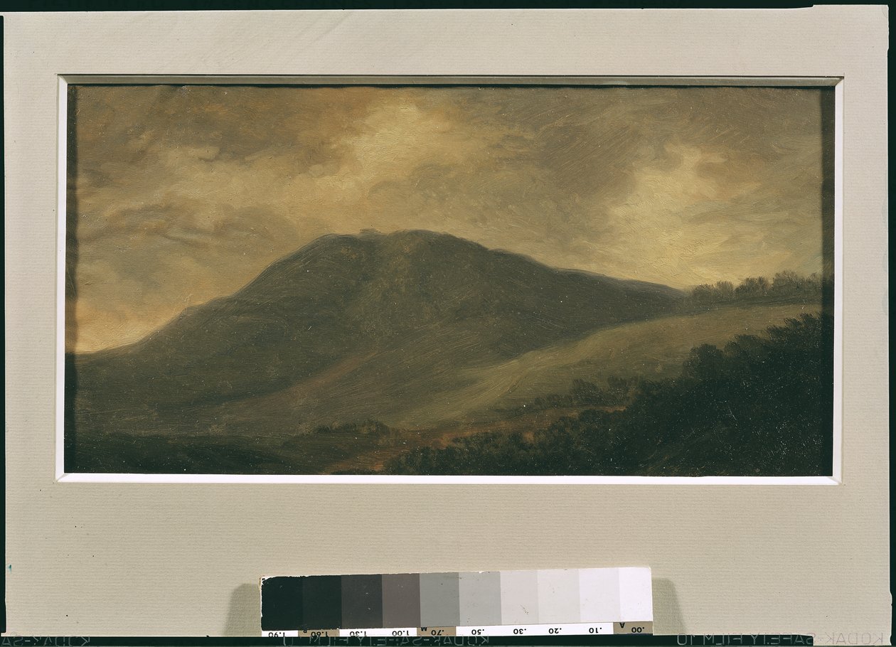 Monte Cavo, niedaleko Nemi (olej na karcie) autorstwa Pierre Henri de Valenciennes