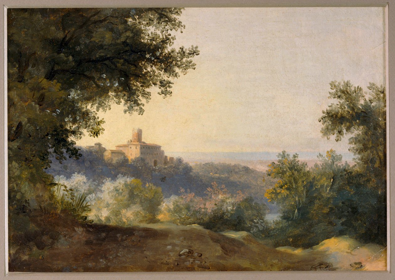 Widok na Nemi - Widok na Nemi ... autorstwa Pierre Henri de Valenciennes