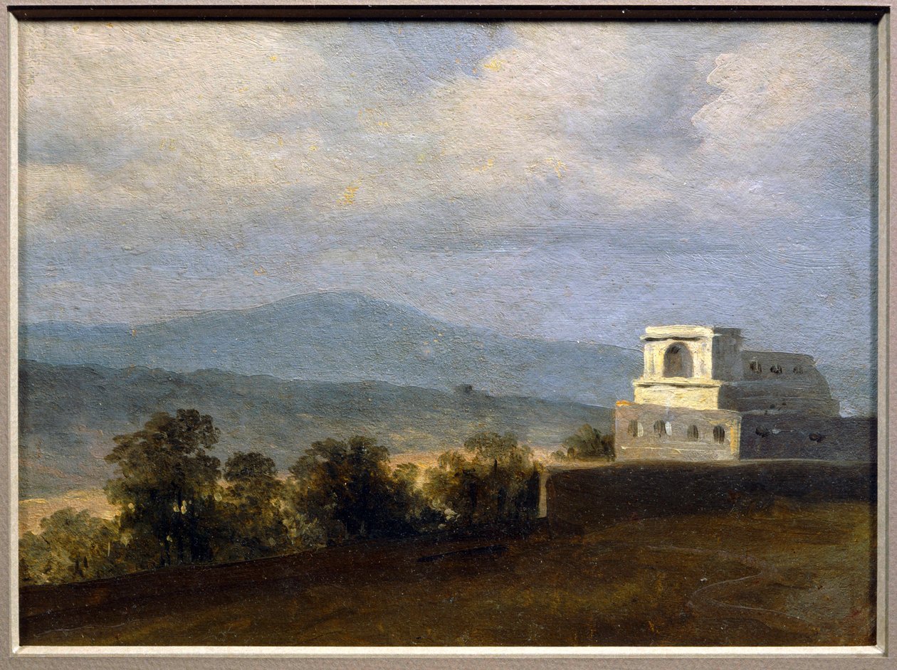 i€ la villa Borghèse: pawilon - Pawilon na terenie willi Borghèse ... autorstwa Pierre Henri de Valenciennes