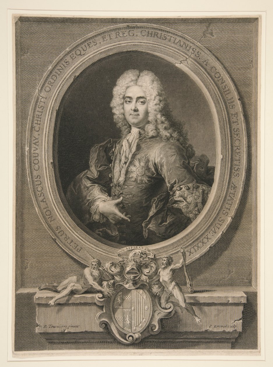Piotr Nolascus Couvay autorstwa Pierre Imbert Drevet