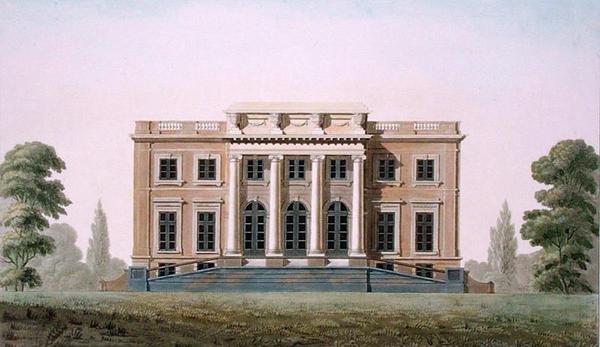 Zamek Wannegem w pobliżu Oudenaarde, z „Wybór najbardziej niezwykłych zabytków, budynków i domów Królestwa Niderlandów” Pierre