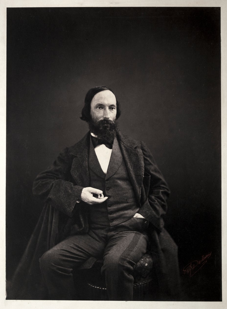 Auguste Vacquerie autorstwa Pierre Jean Delbarre