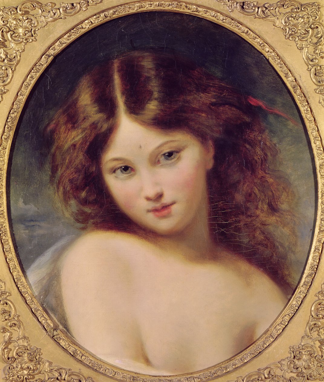 Głowa młodej dziewczyny autorstwa Pierre Joseph Dedreux Dorcy