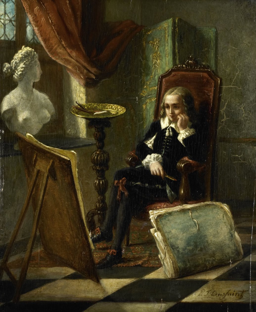 Młody malarz autorstwa Pierre Joseph Toussaint