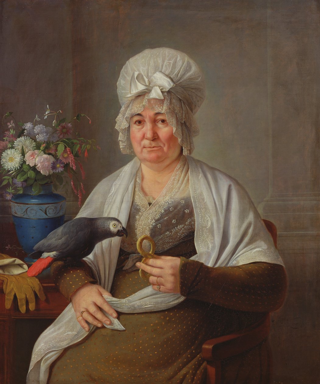 Portret madame Pierre Guibert, 1809 autorstwa Pierre Lacour