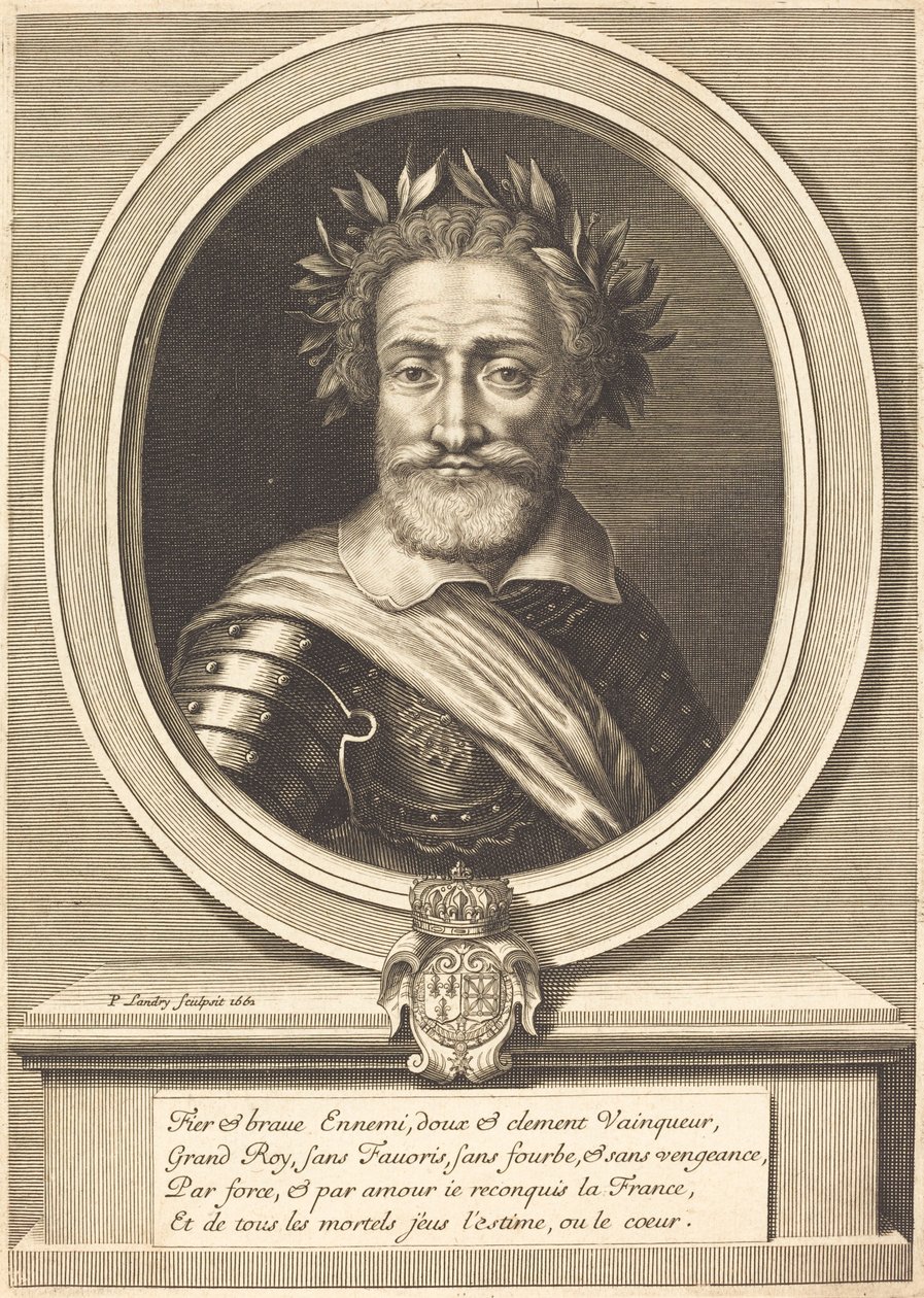 Henryk IV, król Francji autorstwa Pierre Landry