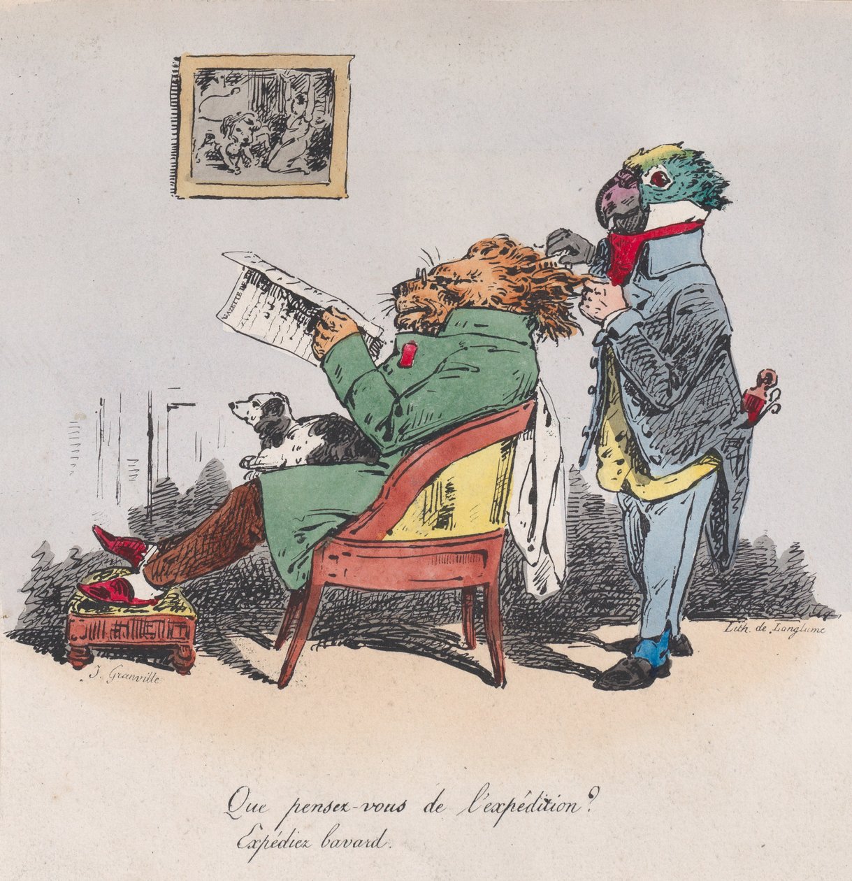 Co sądzisz o wyprawie z Metamorfoz dnia, 1829? autorstwa Pierre Langlumé