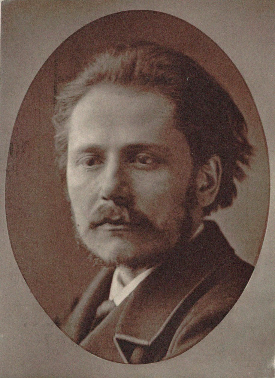 Portret kompozytora Julesa Masseneta 1842-1912, 1877. autorstwa Pierre Lanith Petit