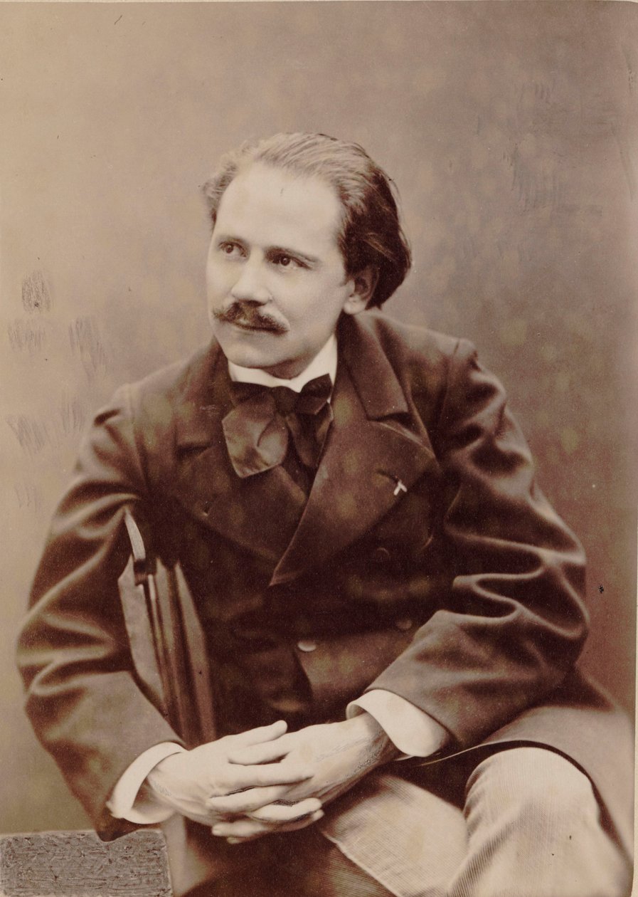 Portret kompozytora Julesa Masseneta 1842-1912, 1880. autorstwa Pierre Lanith Petit