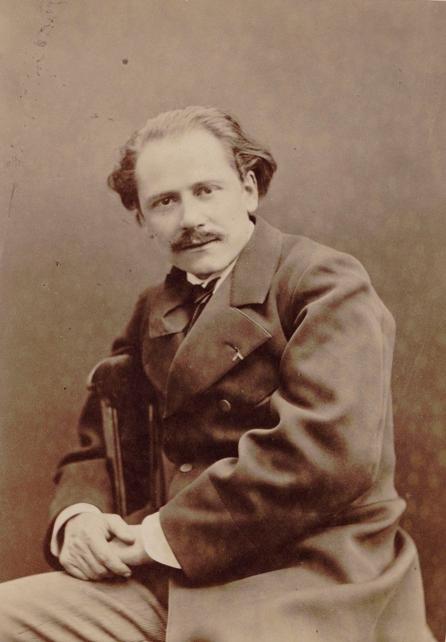 Portret kompozytora Julesa Masseneta 1842-1912, 1880. autorstwa Pierre Lanith Petit