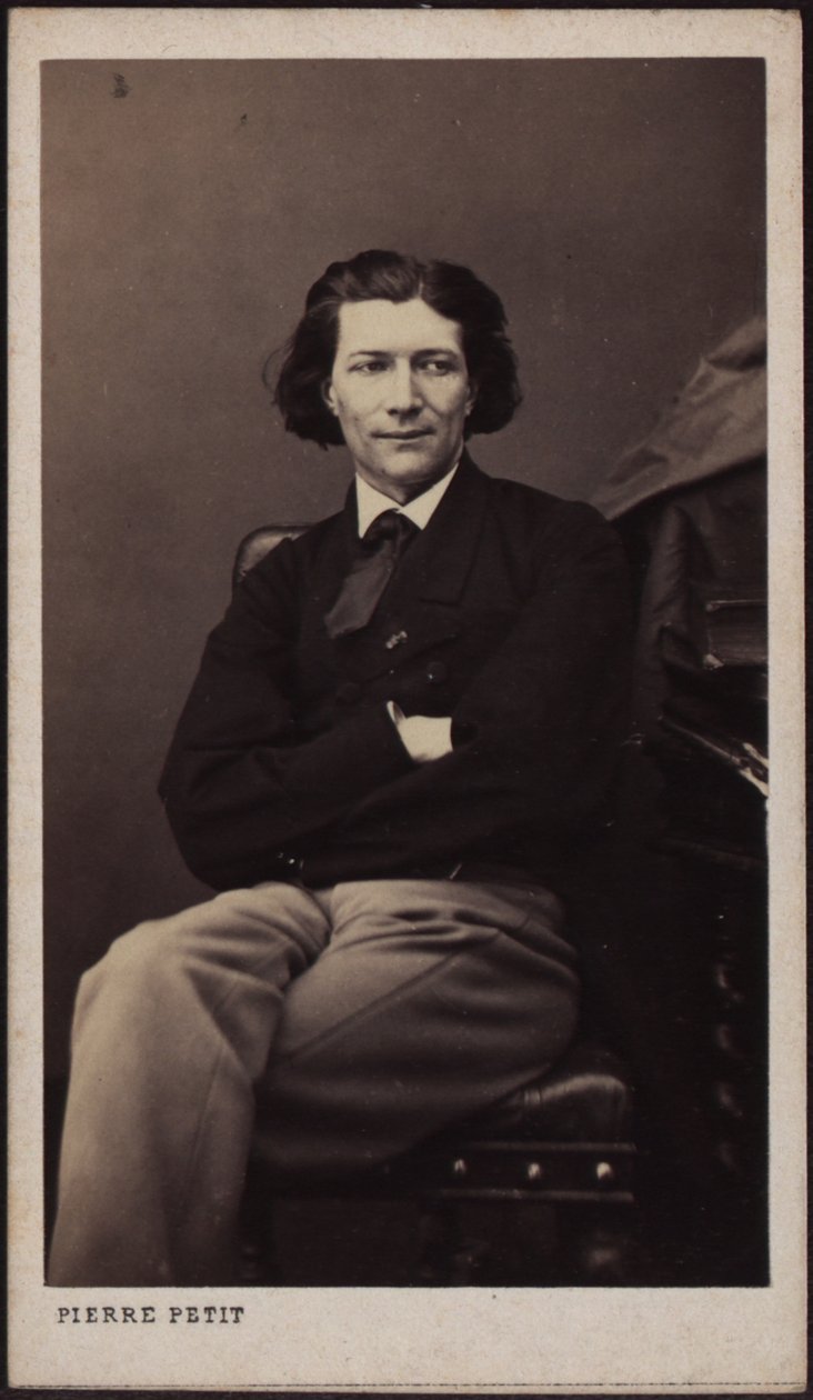 Portret dramaturga Victoriena Sardou 1831-1908, ok. 1860. autorstwa Pierre Lanith Petit