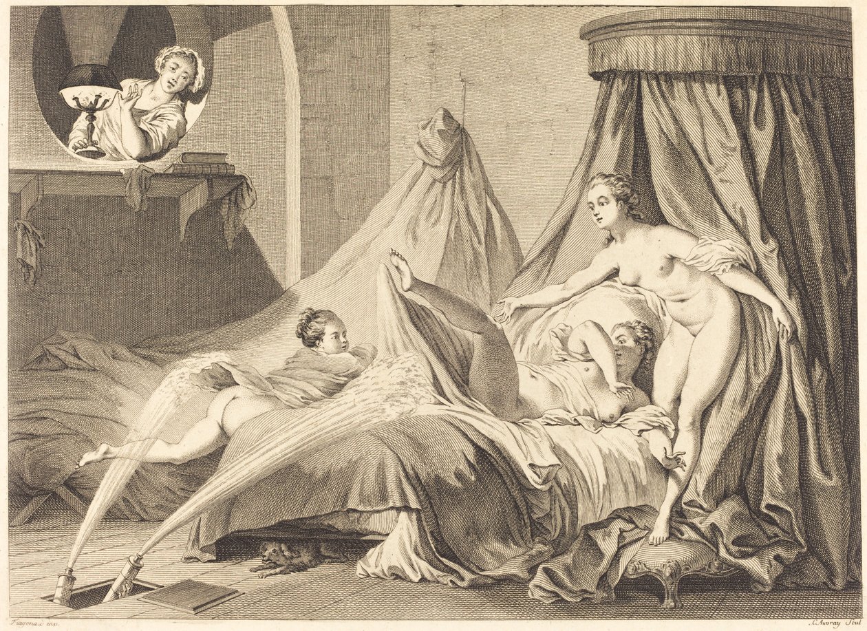 Wodociągi autorstwa Pierre Laurent Auvray after Jean Honoré Fragonard