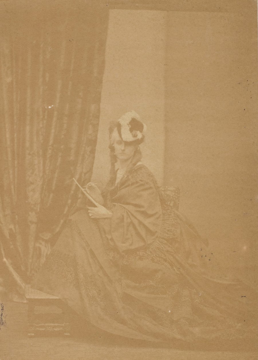 Spojrzenie, lata 60. XIX wieku. autorstwa Pierre Louis Pierson