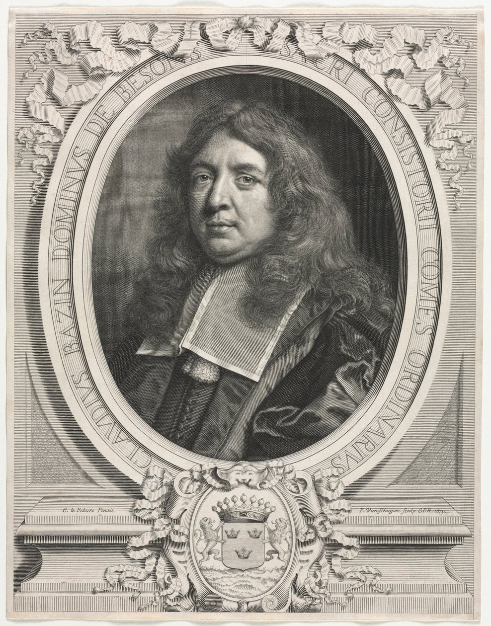 Bazin de Besons, Claude, 1673. autorstwa Pierre Louis van Schuppen