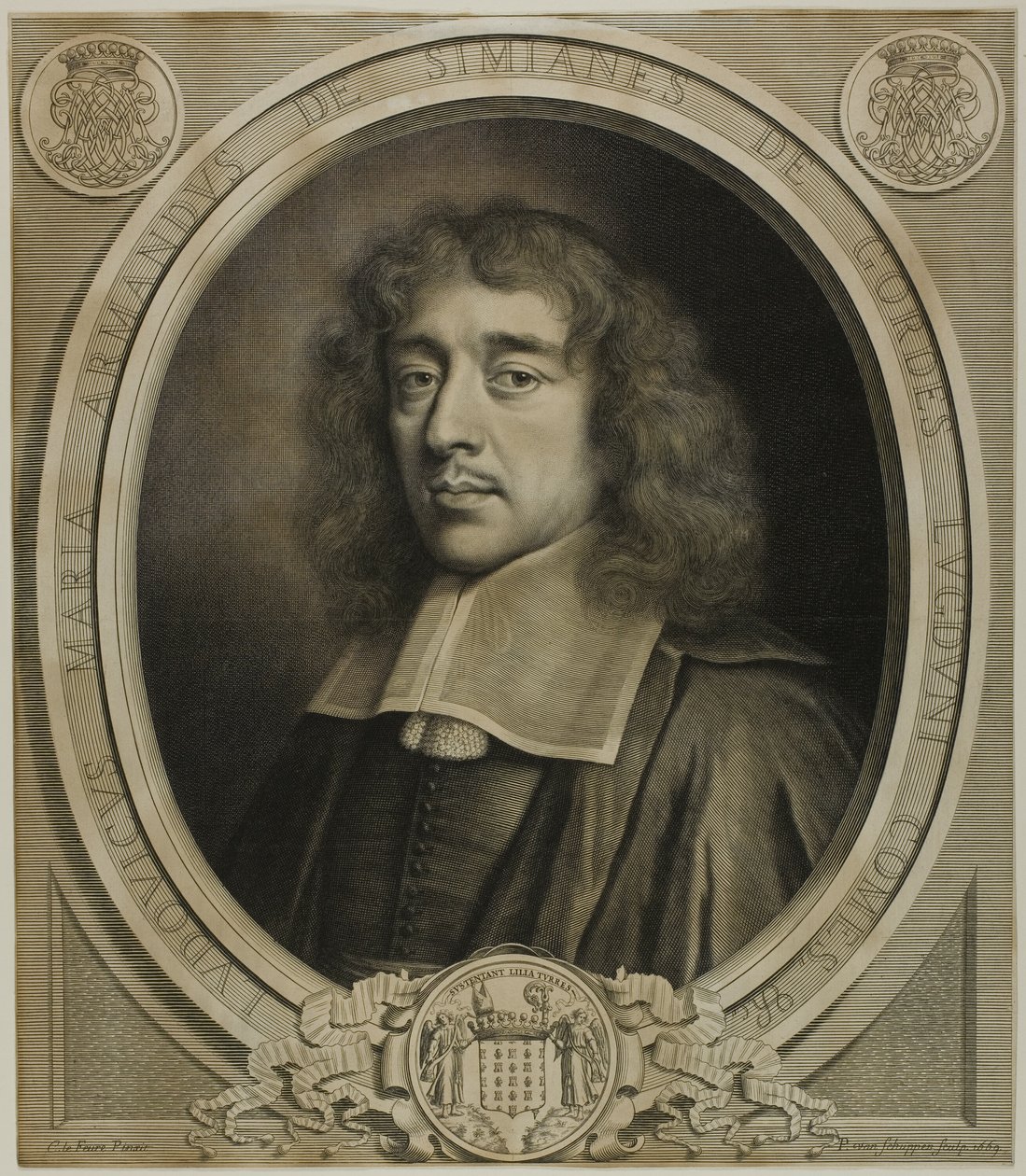 Louis-Marie-Armand de Simianes de Gordes autorstwa Pierre Louis van Schuppen