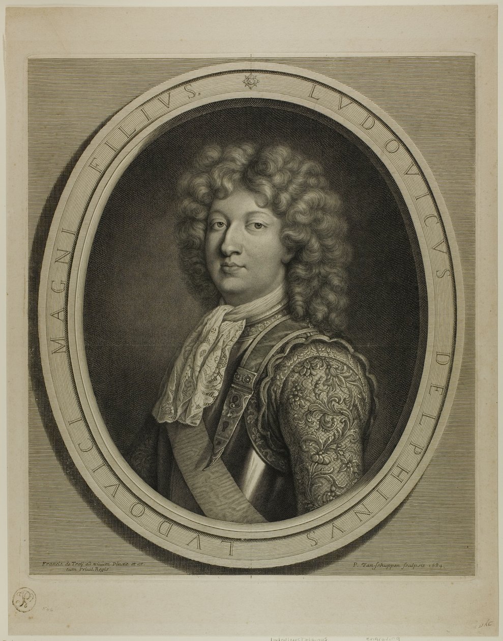 Louis Delphinus autorstwa Pierre Louis van Schuppen