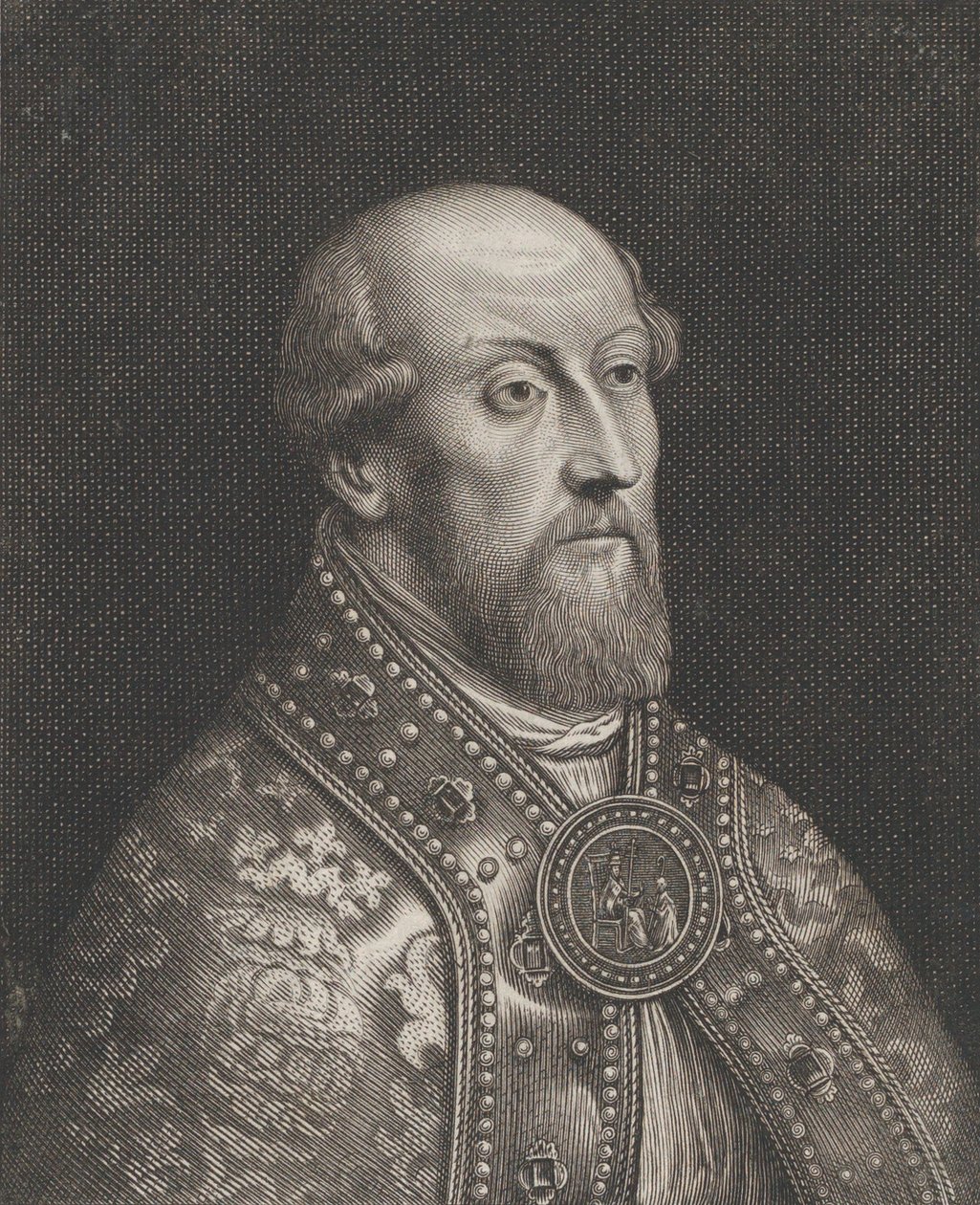 Portret Gisberta de la Marche, biskupa Liège, ca. 1645-55. autorstwa Pierre Louis van Schuppen