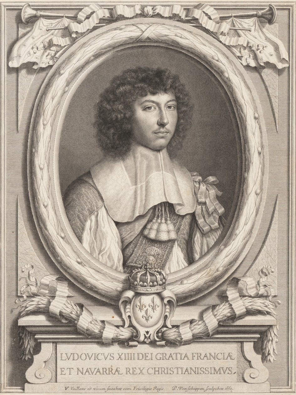 Portret Ludwika XIV, 1650-1702. autorstwa Pierre Louis van Schuppen