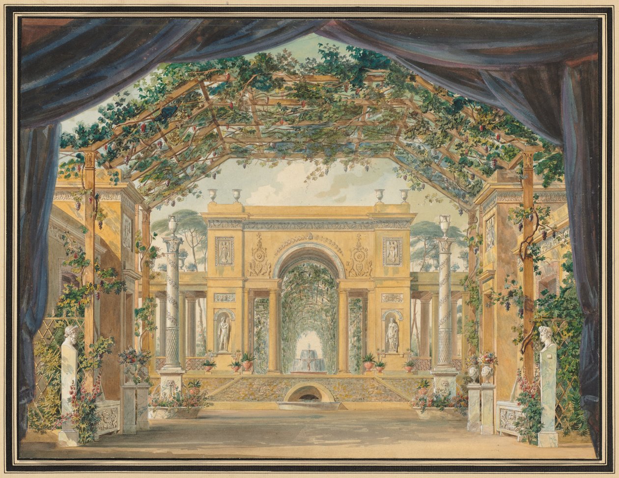 Odznaka dokonana z okazji urodzin Jego Królewskiej Mości Króla Westfalii w 1811 r. autorstwa Pierre Luc Charles Ciceri
