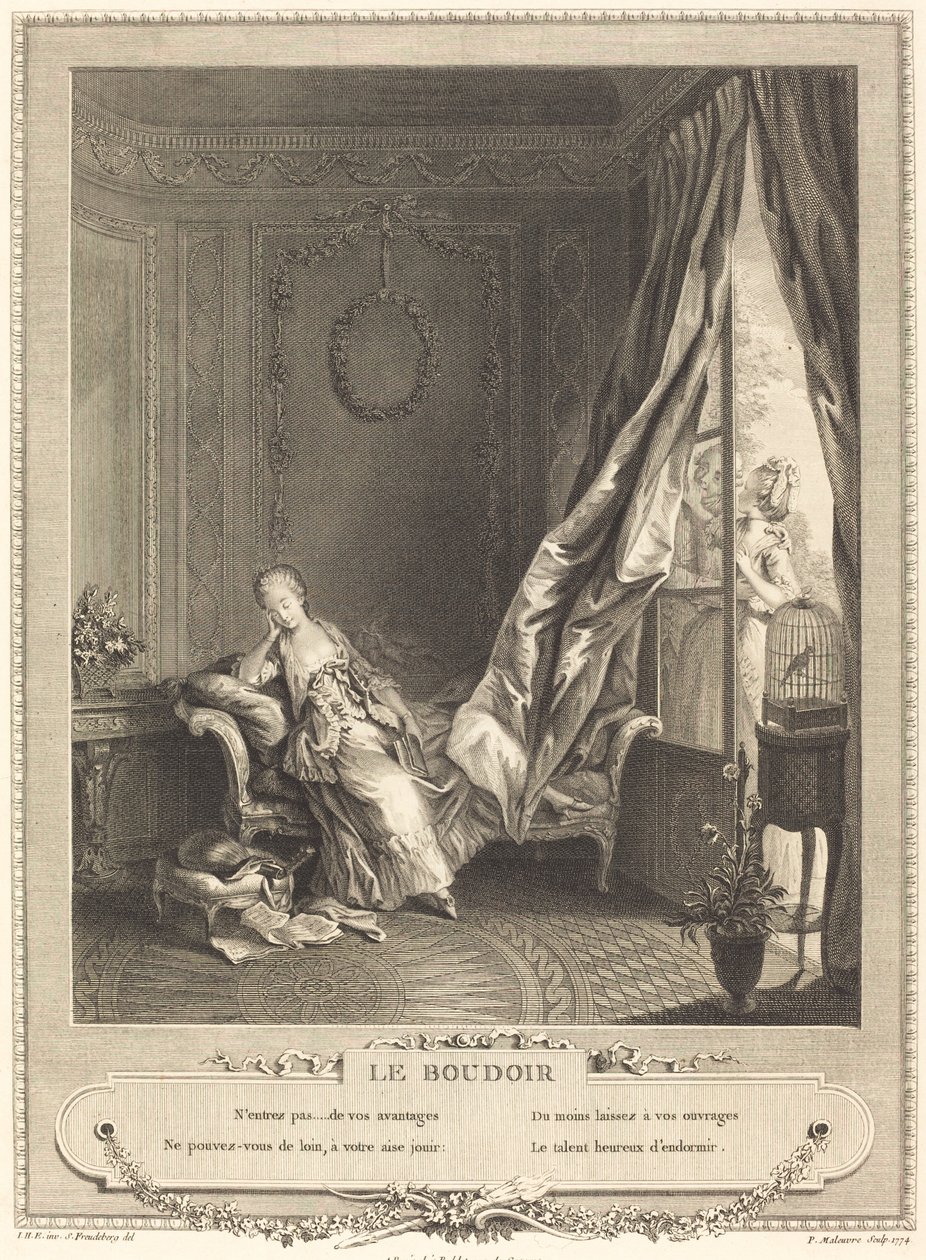 Buduar autorstwa Pierre Maleuvre after Sigmund Freudenberger