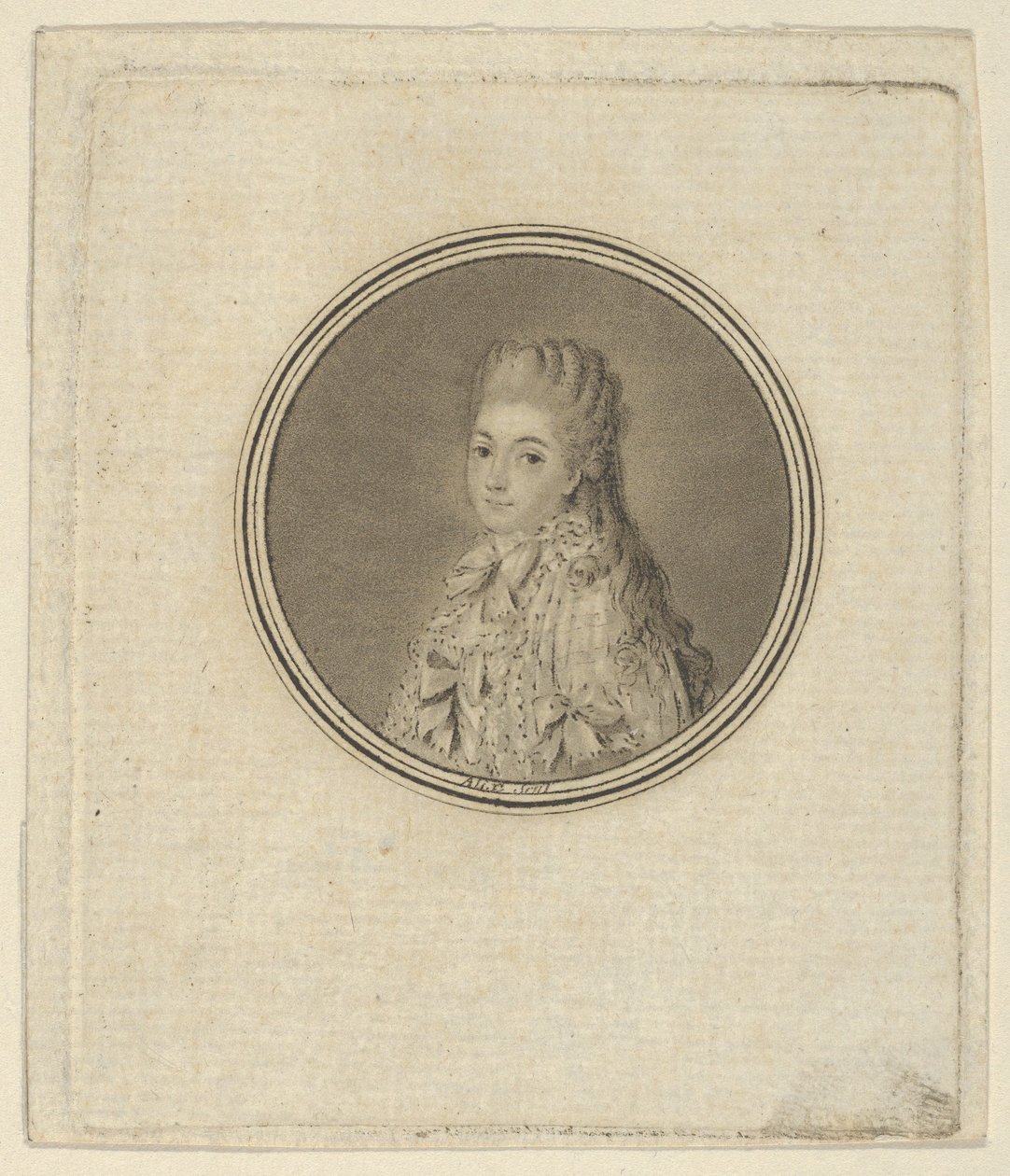 Anne de Chaumont-Guitry, hrabina Amblimont, 1780-1817. autorstwa Pierre Michel Alix