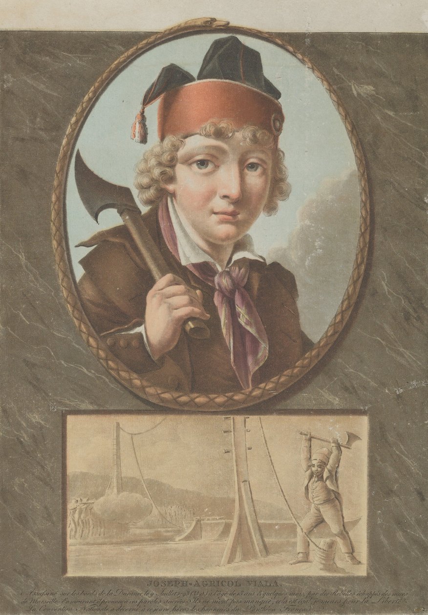 Joseph-Agricol Viala, wg Sablet, ca. 1795. autorstwa Pierre Michel Alix