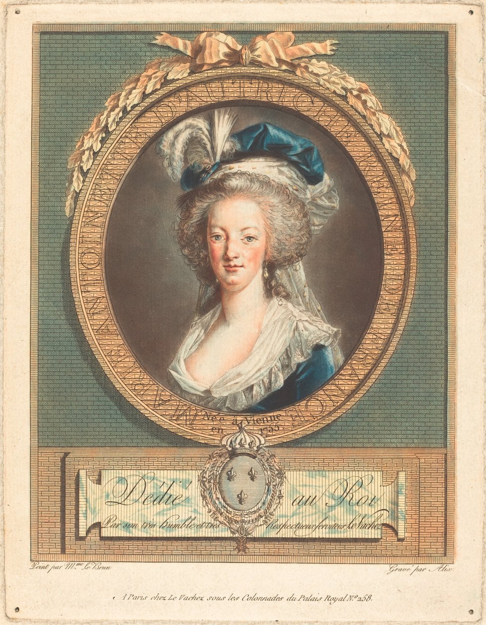 Królowa Maria Antonina, ok. 1930 r. 1789. autorstwa Pierre Michel Alix