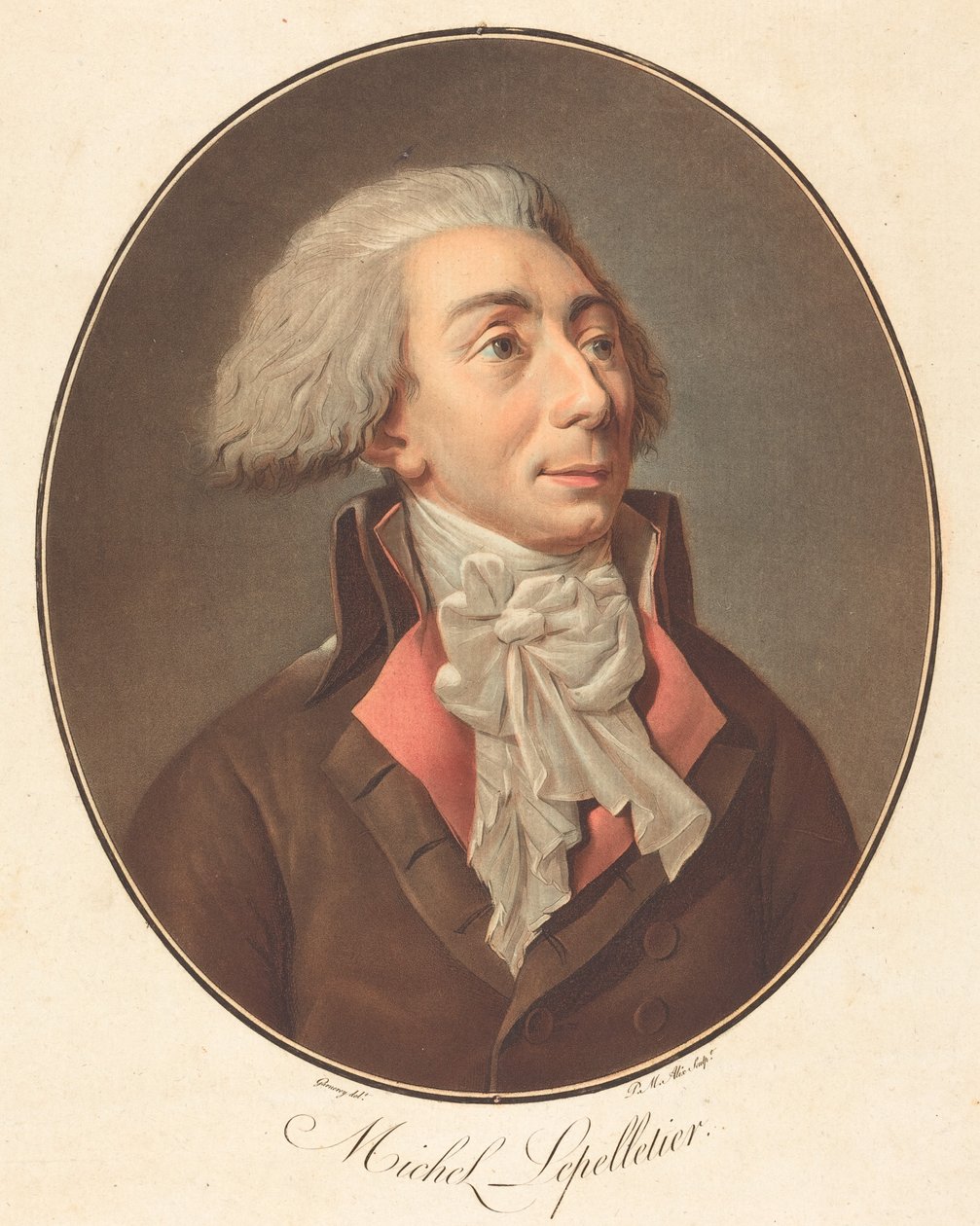 Michel Lepelletier autorstwa Pierre Michel Alix after Jean François Garnerey