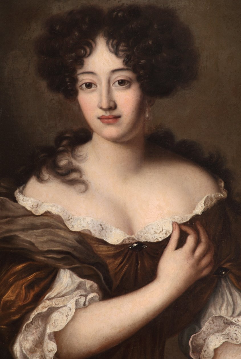 Pani, podobno Hortense Mancini, Duchesse de Mazarin autorstwa Pierre Mignard