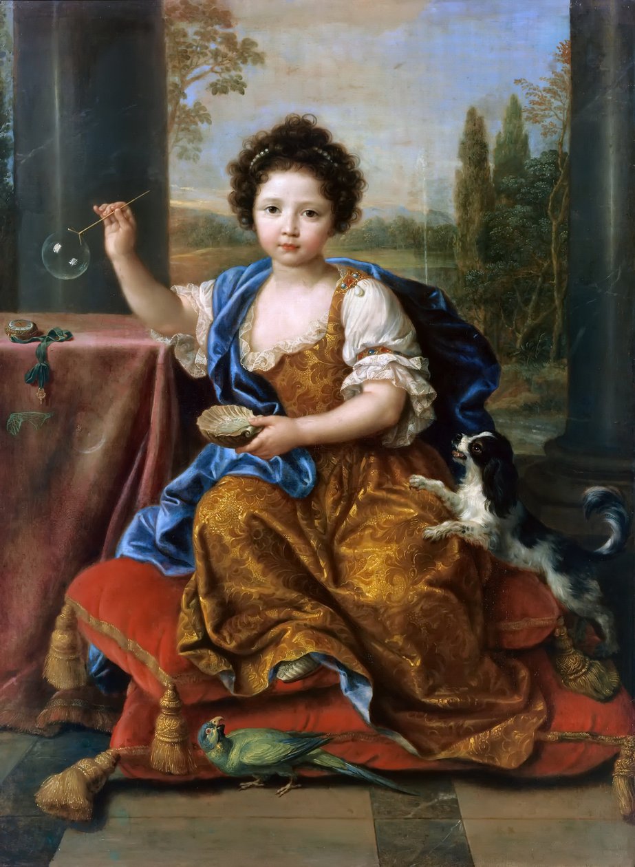 Louise Marie de Bourbon 1674-1681, księżna Orleanu autorstwa Pierre Mignard