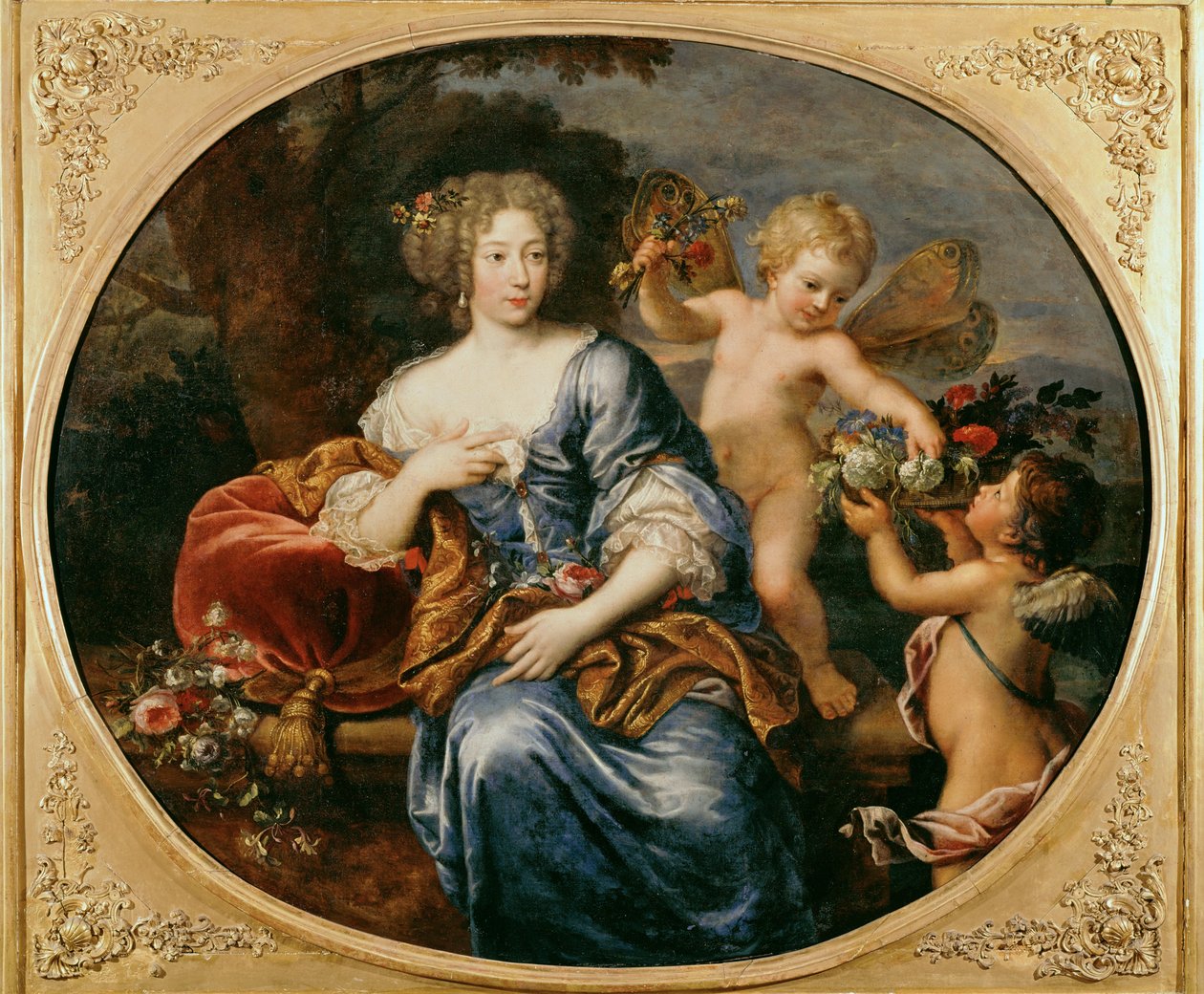 Madame de Montespan, kochanka Ludwika XIV ... (obraz na płótnie) autorstwa Pierre Mignard