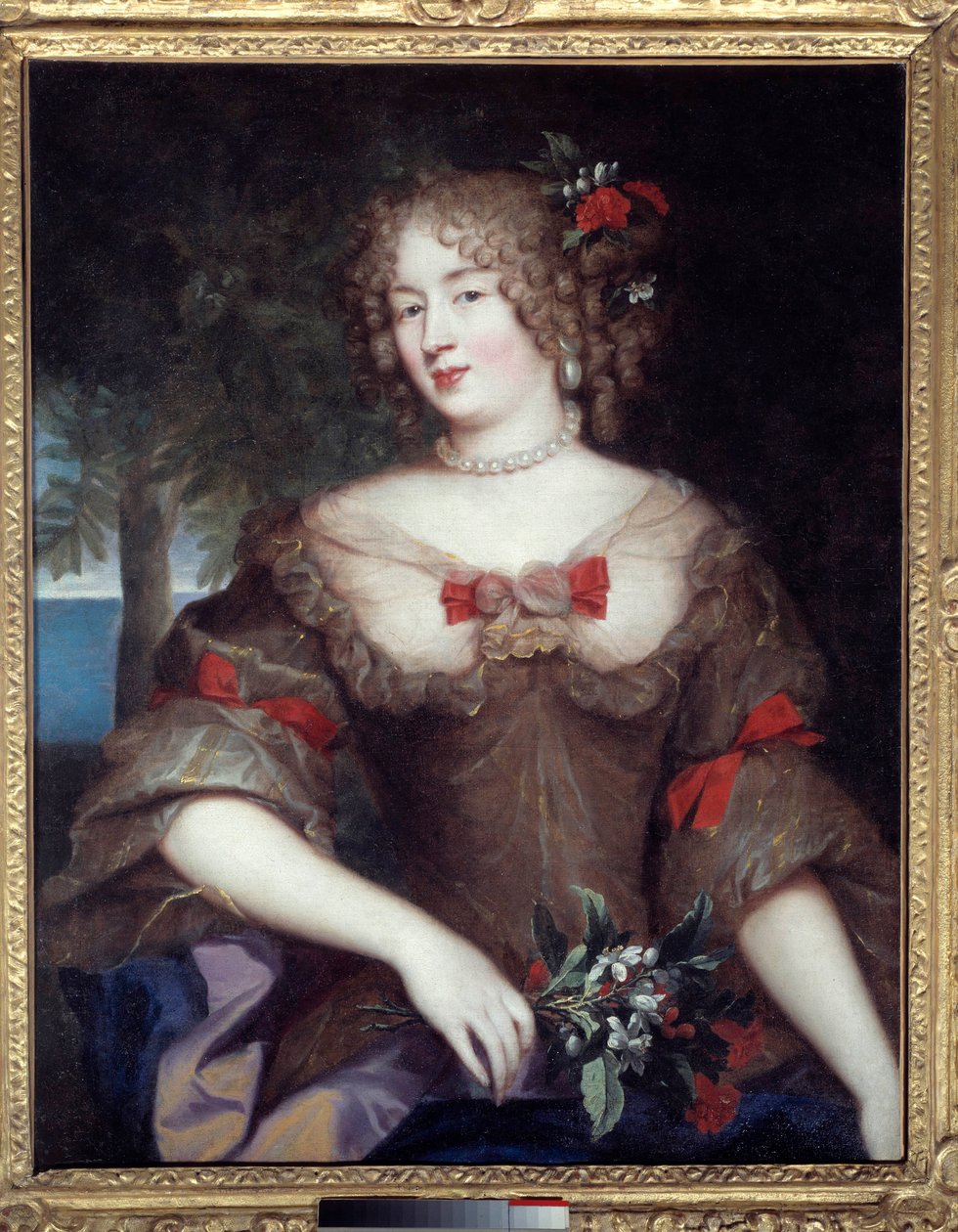 Madame de Sevigne: portret Franciszki Małgorzaty de Sevigne, hrabiny Grignan (1648-1705), córki Marie de Rabutin-Chantal, markizy Sevigne (1626-1696). Obraz Pierre