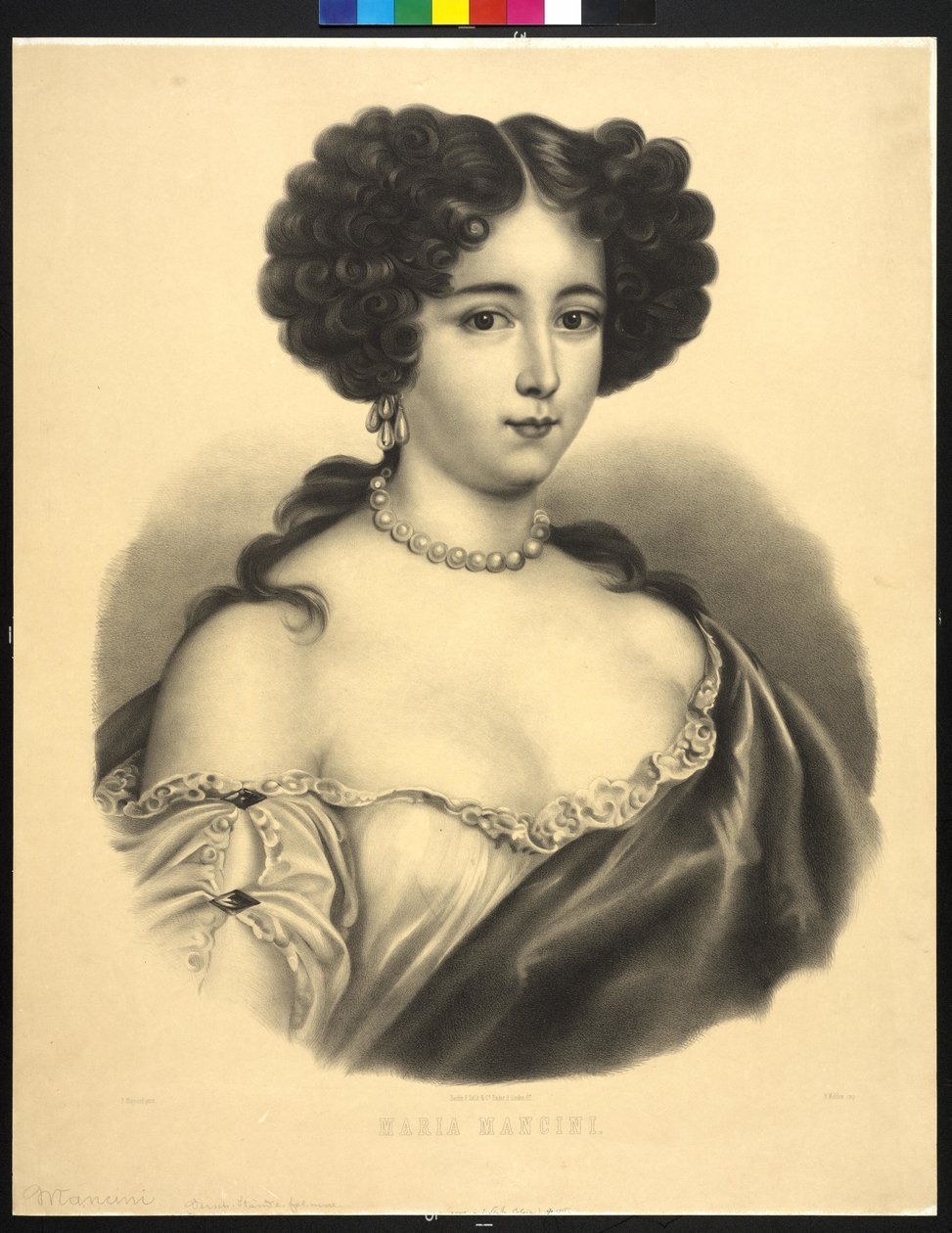 Mary Mancini autorstwa Pierre Mignard