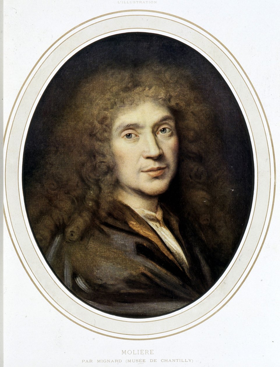 Moliere by Mignard - Muzeum Chantilly autorstwa Pierre Mignard