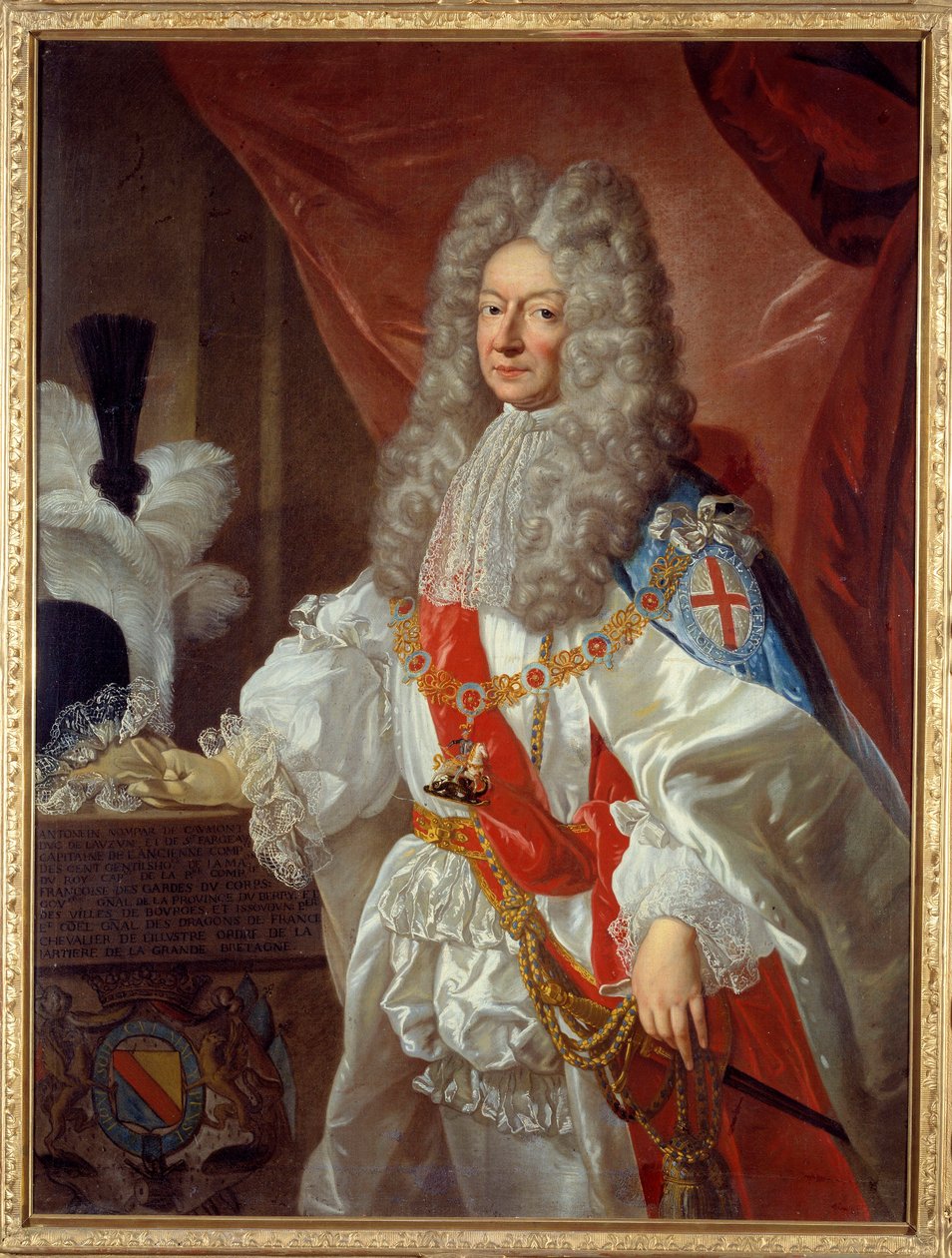Portret Antonina Nompar de Caumont, księcia Lauzun (1633-1723) marszałka Francji i małżonki Grande Mademoiselle, księżnej Montpensier Malarstwo Pierre Mignard (1612-1695) XVII-wieczne La Rochelle, musee des Beaux Arts - Portret Antonina autorstwa Pierre Mignard