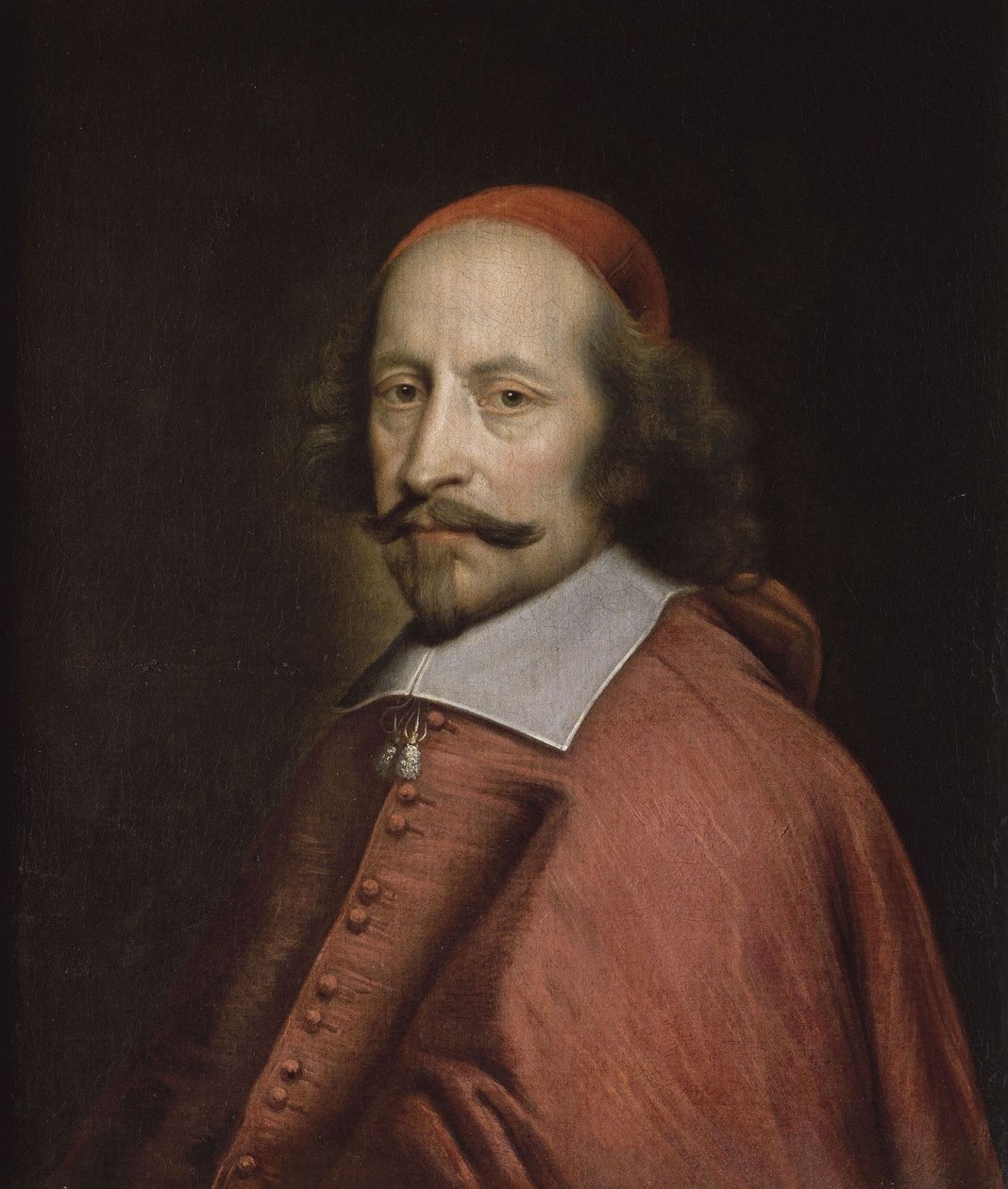 Portret kardynała Mazarina, 1661 autorstwa Pierre Mignard