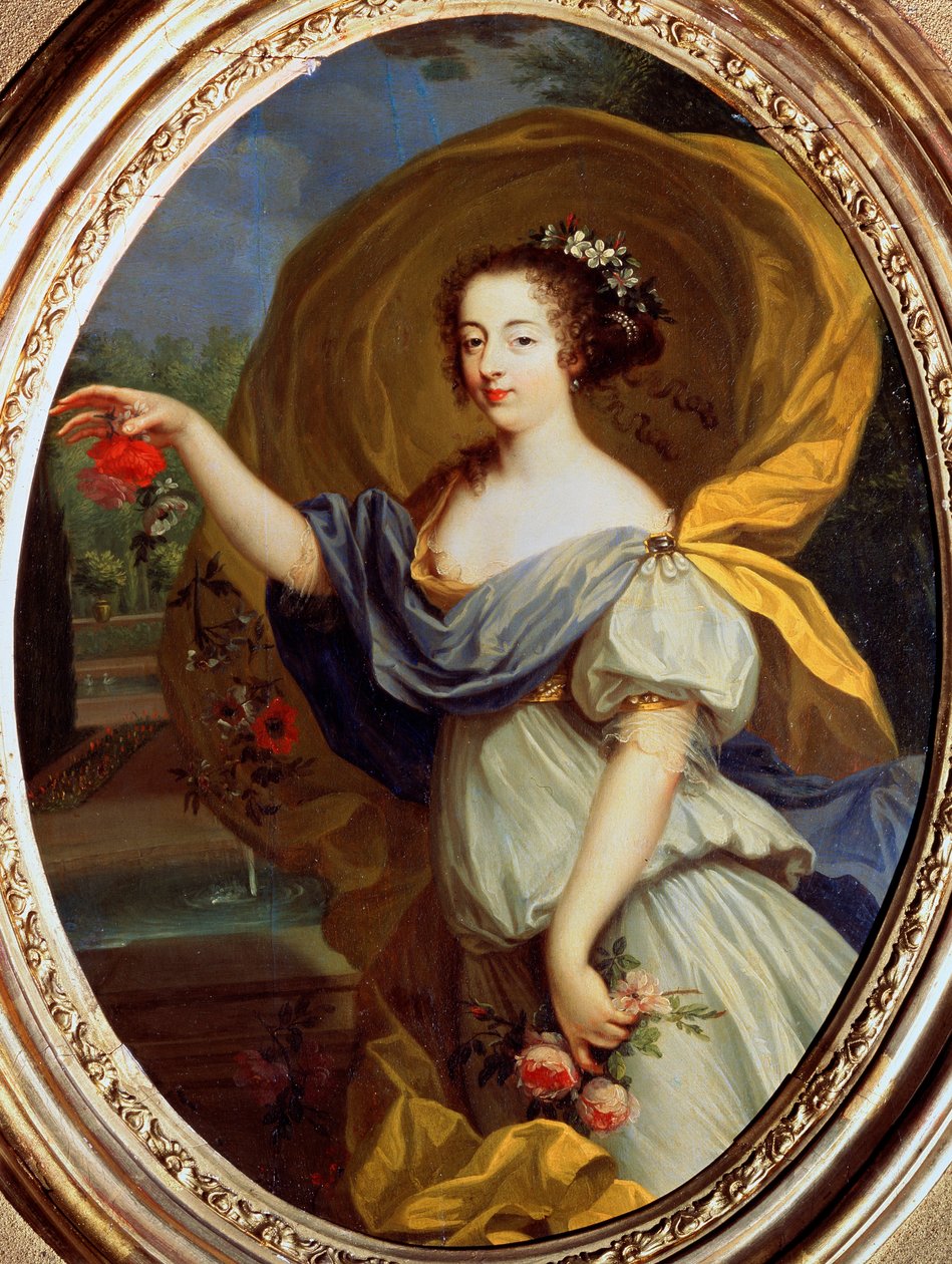 Portret księżnej de la Valliere jako Flory, XVII wiek. autorstwa Pierre Mignard
