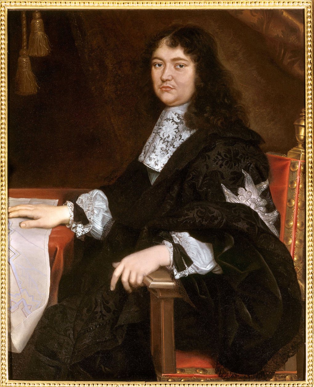 Portret François Michel Le Tellier, markiz de Louvois 1641-1691, II poł. XVII w. autorstwa Pierre Mignard