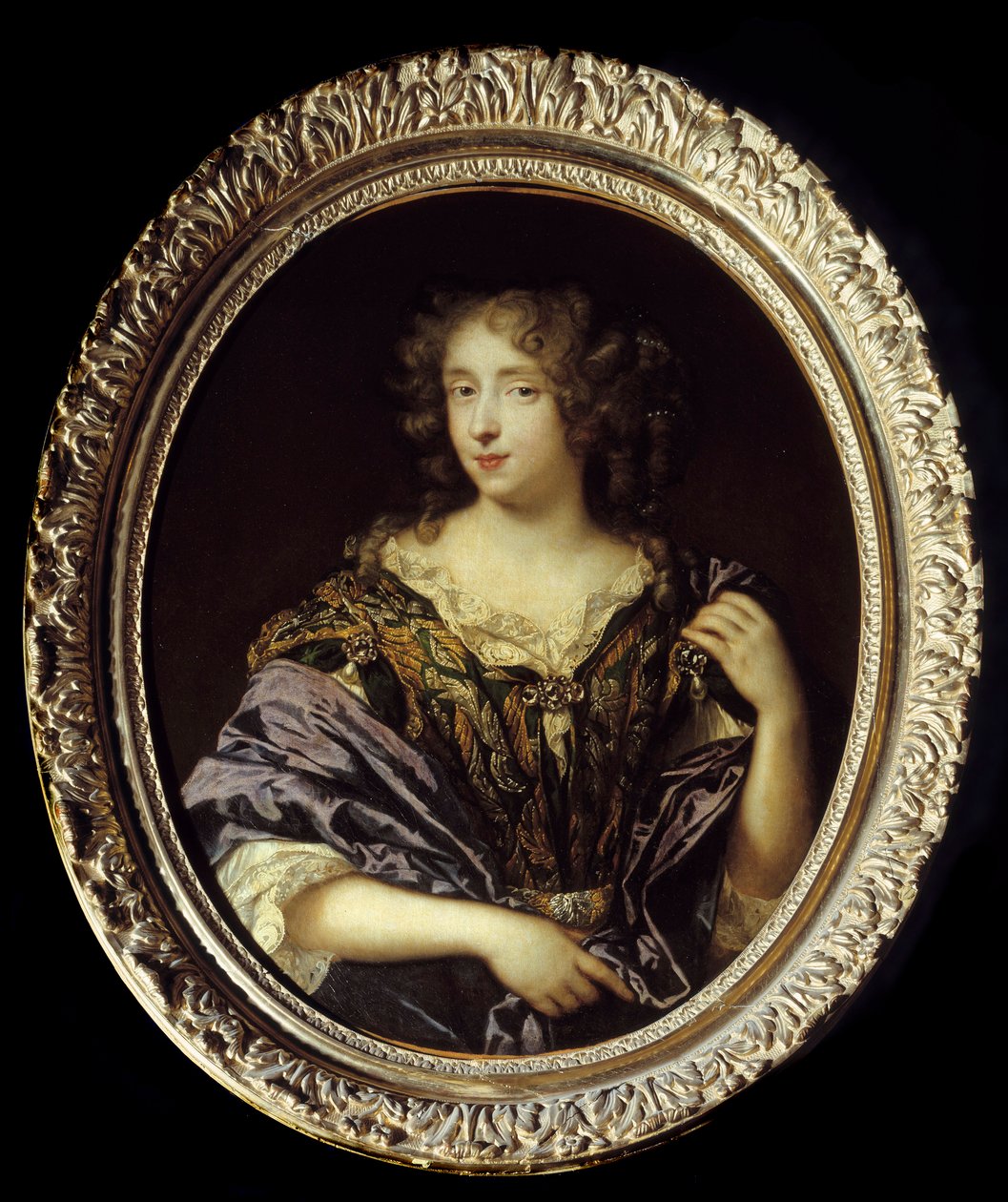Portret Madame de Saint Germain. Helene Ferrand, córka radnego w parlamencie paryskim, żona Ludwika Foucault, markiza de Saint Germain Beaupre; zmarł w wieku 34 lat w latach 1681-1691. Obraz Pierre Mignard (1612-1695) autorstwa Pierre Mignard