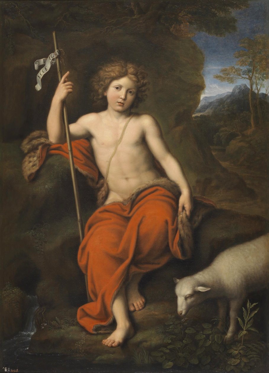 Święty Jan Chrzciciel autorstwa Pierre Mignard