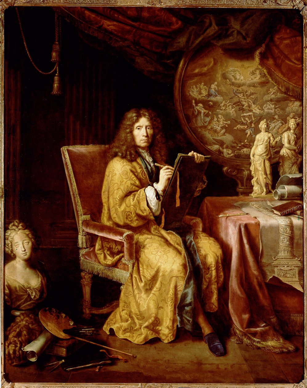 Autoportret (olej na płótnie) autorstwa Pierre Mignard