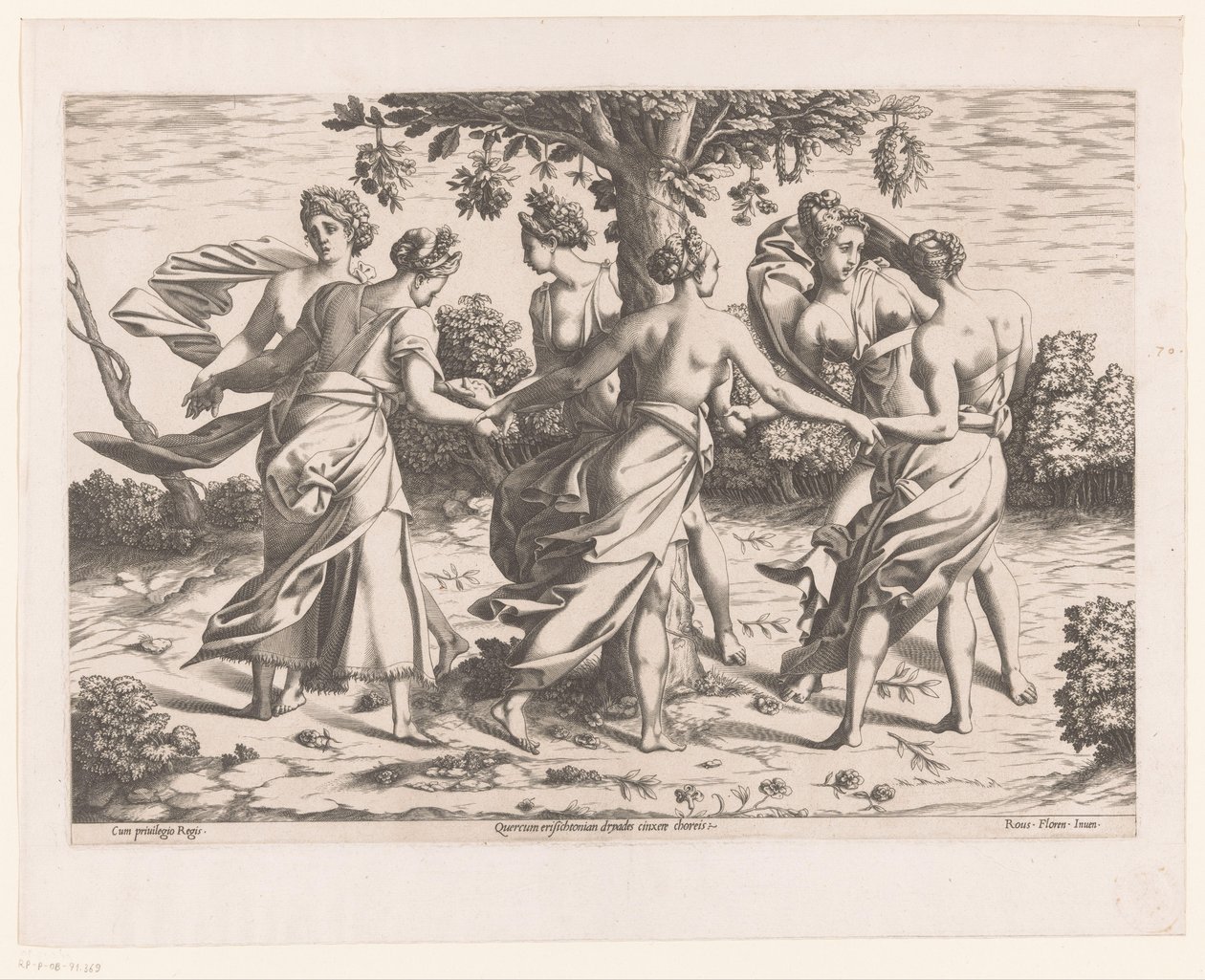 Taniec Driadenu autorstwa Pierre Milan (attributed to)