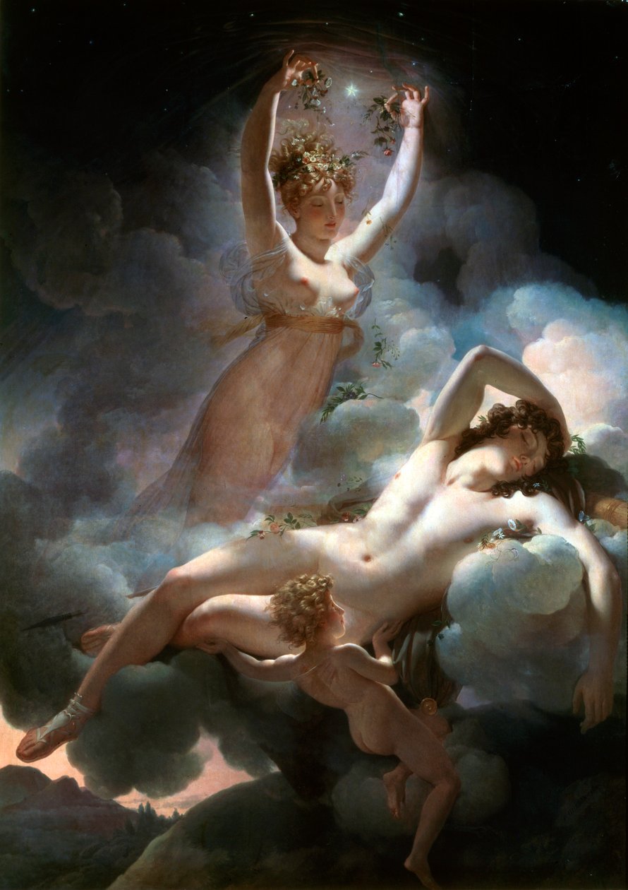 Zorza polarna i Cefalus, 1811. autorstwa Pierre Narcisse Guerin
